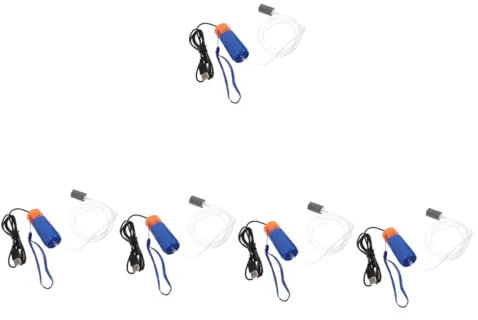 Toddmomy 5pièces Pompe à Silencieuse Portable pour Aquarium Augmentation De Matériaux Idéale pour Intérieurs Et Extérieur