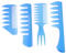 DRESSOOS 4er Set änner Haarkämme Professionelle Friseur Kämme Für Haarstyling Und Haarspray Breitzahn Und Feinzahnkämme Für Herren Und Jungen Haarpflege Zubehör