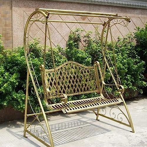 Generisch Gartenschaukel, Gartenschaukelstuhl, Hängekorb aus Schmiedeeisen, geeignet für den Balkon im Freien