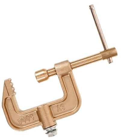 Angoily Morsetto Massa Saldatrice Regolabile Per Saldo Efficiente e Facile Installazione Clip Di Pratica Per Cavi Massa Saldatore Pinza Pesante Per Applicazioni Industriali