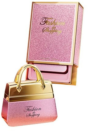Damen Parfum im Handtaschen-Design Blumig-fruchtiger Duft mit Rose & Orange Langanhaltendes Eau de Toilette Geburtstagsgeschenk-Set für Schülerinnen & Dates, 50Mml