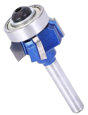 formfräser, 4-tooth-Rundkanten-Mahlen-Cutter 8 Mm / 0,3 Zoll Router Bit für Elektroschneider und Gravurmaschinen | Hochleistungsholz-Holzschneider für Holzbearbeitung und Handwerk (Vierschnit