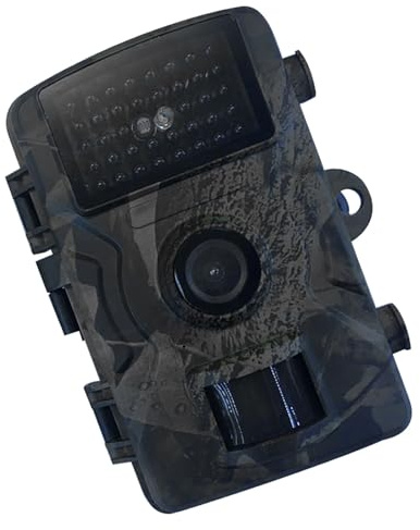 Wildkamera 1080P mit 2-Zoll Farbbildschirm für Wildtiere Nachts | 12MP-Aufnahmen, 0,8-Sekunden Auslösung, 26 Infrarot LEDs, Pir Sensor, Tarngehäuse, Grün, für Geländeüberwachung