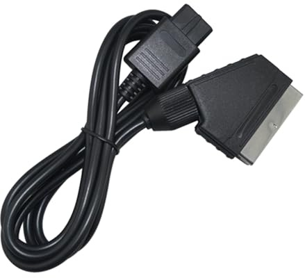 Câble péritel A/V for jeux vidéo, compatible avec la console SNES, GameCube et N64, compatible avec le système NTSC.