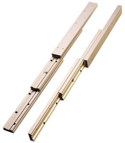 Schwerlastauszug 2 Stück Schubladenschienen Vollauszug 350-750 mm Schubladenauszug Schienen für Schubladen Auszugsschienen für Küchenschrank/Regalschienen/Möbel/Camper 80 kg(750 mm/29.5 in)