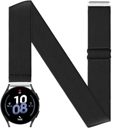 BALALA 18 20 22mm Elastic Ankle/Sportarmband Watch Band, Quick Release Sport Smartwatch Straps for Men Women