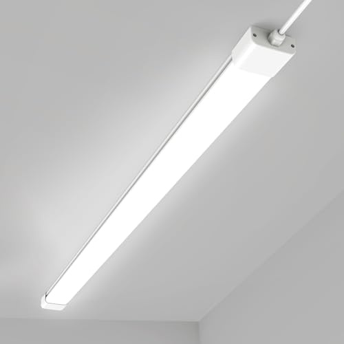 Modlicht Feuchtraumleuchte Led 120cm, 36W 3960LM werkstattlampe 4000K Neutralweiß, LED Deckenleuchte IP65 Wasserfest Wannenleuchte, kellerlampe für Büro Keller Garage Lager