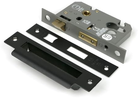 From The Anvil Black 2.5 Inch Euro Profile Sash Lock