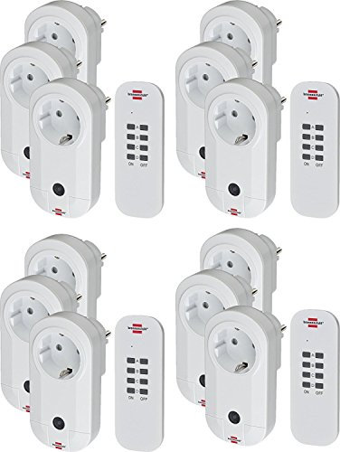 Brennenstuhl Comfort-Line Funkschalt-Set RC CE1 3001 NEU (4, Neue Version | weiß)