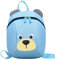 MOTOLIMO Kinderrucksack Anti verloren Kinder Rucksack Mini Bär Schule Tasche für Baby Jungen Mädchen Kleinkinder 1-3 Jahre (Blau)