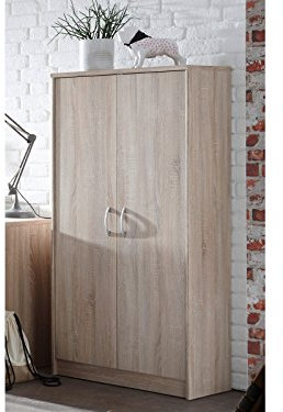 möbelando Schrank Beistellschrank Mehrzweckschrank Standschrank Holzschrank Olli I Sonoma-Eiche