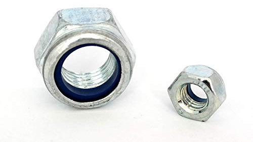 Sicherungsmuttern M10 DIN 985 5 Stück Verzinkt Festigkeit 8 Klemmmuttern Stopmuttern