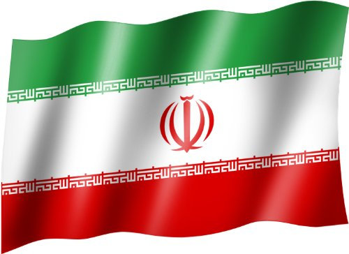 sportfanshop24 Flagge/Fahne Iran Staatsflagge/Landesflagge/Hissflagge ohne Ösen 150x90 cm