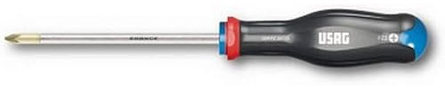 USAG U03240457 Giravite per Viti a Croce POZIDRIV, Nero, PZ 1x75