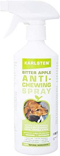 Karlsten Best Chew stopper High Strength Anti Chew Bitter Apple Spray Deterrent for Dogs & Puppies - Alcohol Free - Most Powerful Bitter Deterrent 500 ml
