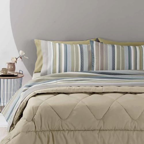 Bassetti Completo letto in flanella MATRIMONIALE Art. GANG + tavoletta profumo biancheria per armadi by Biancocasa (FOTO 3)