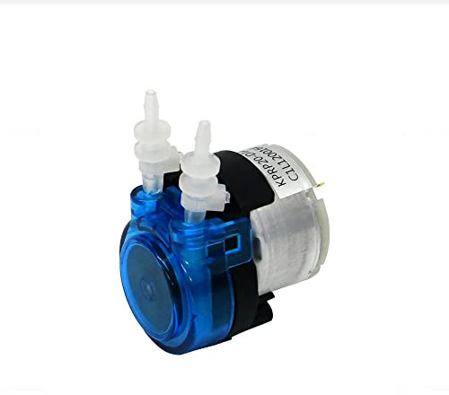 Kamoer KPRP20 low flow peristaltic pump 12V dc small liquid dosing pump for viscous and non-viscous liquids sweeping robot lab analytical 2mm ID x 4mm OD