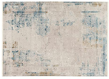 Musterring Teppich Opera 822 grau-blau 80 x 150 cm