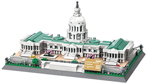 WANGE Architektonisches Modell zum Bauen mit Bauklötzen. US-Kapitol in Washington, 5235