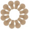 Lot de 12 mini poignées de tiroir en bois – Petits boutons de meubles pour maison de poupée – Accessoires de bricolage pour maison de poupée, kaki, 0,6 x 0,4 x 0,4 cm