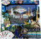 Las Vegas Bilderrahmen, 3D-Skyline, Blau