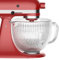 Glass Mixer Bowl for Kitchenaid 4.5-5QT Tilt-Head Stand Mixer, 5 Quart Glass Bowl with Measurement Markings and Pour Spout, Glass Mixing Bowl with Refrigerator and Dishwasher Safe