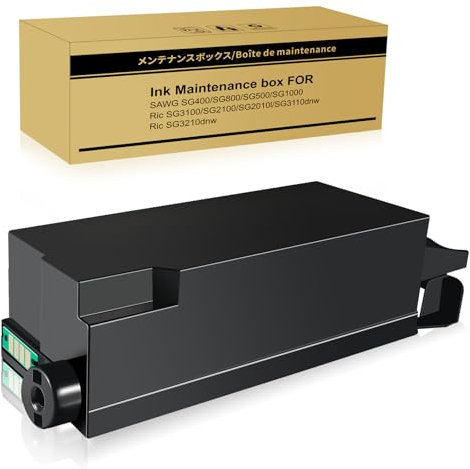 Hallosun Resttintenbehälter Tintenkollektor Kompatibel mit Sawgrass Virtuoso SG400 SG800 SG500 SG1000 and Ricoh GC41 Drucker Ink Collector Uint Ersatz für Virtuoso Sawgrass SG400 SG500