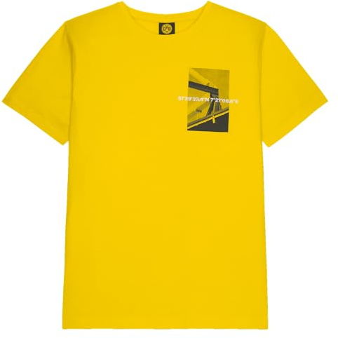 BVB T-Shirt Nostalgie, Shirt gelb, Cotton in Conversion, Stadionjubiläum 50 Jahre, Gr. 3XL