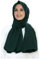 Lina & Lily Medina Seide Hijab Kopftuch Schal für Muslimische Frauen (Dunkelgrün)