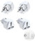 GZGXKJ 4 Stück Reiseadapter, Universal Adapter Weiß Adapter Reisestecker Adapter Usa Deutschland Stecker China Adapter für USA Uk Thailand Schweiz Italien