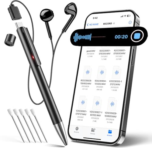 Voice Recorder 64GB,Digital Voice Activated Recorder with Playback,Portable Audio Recorder with Noice Cancelling,Recording Device for Lectures Meetings Interviews