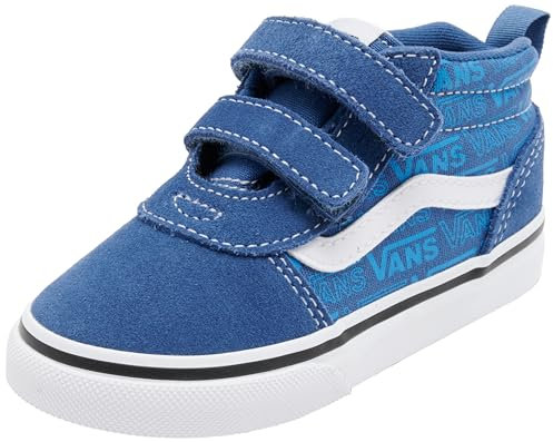 Vans Ward Mid V Sneaker, Tonal Logo Bijou Blue, 27 EU