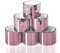 Art3dwallpanels Piastrelle autoadesive per mosaico, specchio quadrato in vetro, per decorazioni fai da te (Barbie rosa|6 pezzi)