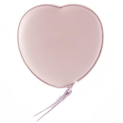 Pink Heart-Shaped Retractable Tape Measure - Small, Compact, Dual-Sided Measuring Tape for Tailoring, Crafting, and Fitness Measurements - 60 Inches / 150 cm