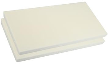 Motoforti 400x200x20mm 2pcs Car Garage Wall Guard Door Bumper Protector White Long-lasting