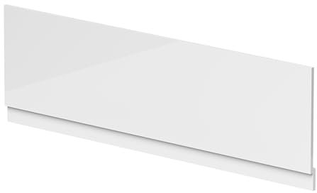 1800mm Waterproof Straight Shower Bath Front Panel - Gloss White