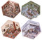 4 Sets DIY 3D Stickers Scene,Fun DIY Stickers Scene,Cute Cartoon Room Sticker Book,DIY Stickers Scene Make Your Own Supermarket,Sticker Room for Adult Kids Relief Stress Pass The Time
