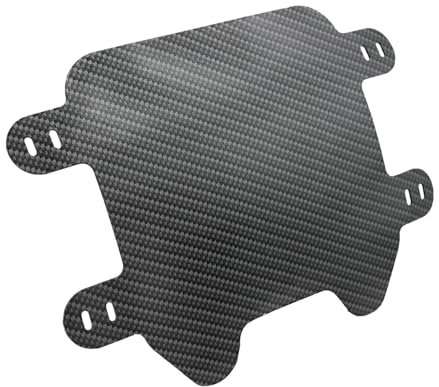 runhuabaihuo Electric Motorcycle Front License Number Plate Registration Plate For SUR-RON Light Bee Light & Bee X Universal Parts(Carbon Fiber)