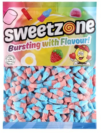Mega bundle sweet deal - 4 x 1kg BLUE sweets share bags pick n mix party. HALAL