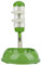 Huraoerrrr No-Drip Automatic Dog Water Bowl Dispenser with Adjustable Stand, Detachable Pet Food/Water Bottle for Dogs & Cats, Green