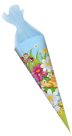TRÖTSCH- Schultüte 22 cm Wiesenfreunde: Schultüte Einschulungstüte Zuckertüte Geschwistertüte