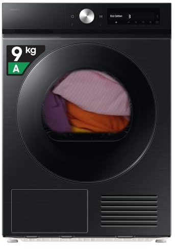 Samsung Asciugatrice Bespoke AI F-DT90DB78GB3M, 9 kg, Pompa di Calore, Wifi, QuickDrive, AI Dry, Hygine Dry, Carica Frontale, 3 Mesi Garanzia Extra, 60L x 85H x 60P cm
