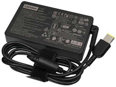 Lenovo 45N0489 Original Netzteil 65,0 Watt Flache Bauform für ThinkPad S540 (20B3), T450s, T560 (20FH/20FJ), X1 Carbon 3th Gen (20BS/20BT), Edge E531