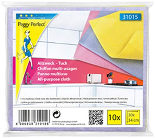 Peggy Perfect 31019 Vlies-Allzwecktuch, 6er Pack