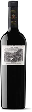 EL COTO Real, Vino tinto DOC Rioja, Variedad Tempranillo, Potente y Complejo, Botella 750 ml
