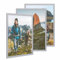 PHOTOLINI Bilderrahmen 50x70 3er Set Silber, Puzzle Rahmen 50x70 Holz MDF mit Acrylglas, Bilderrahmen 70x50 groß zum Aufhängen, Picture Frame Rahmen 70x50 mit Zubehör, Posterrahmen für Fotos & Poster