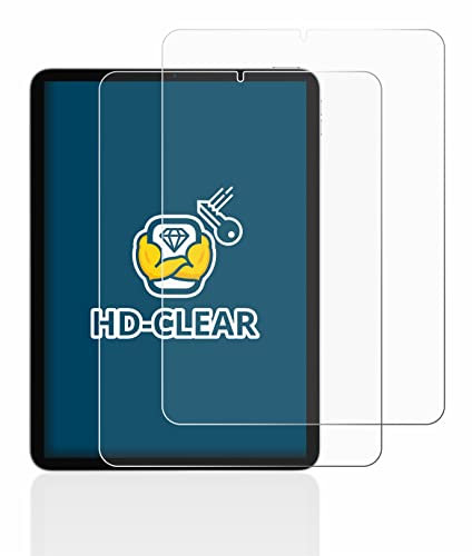 BROTECT (2 Stück Schutzfolie für Apple iPad Air 4 WiFi/WiFi Cellular 2020 Displayschutz Folie Ultra-Klar