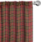 ABAKUHAUS Kariert Vorhänge, Gardinen, Old Celtic britischen, Fensterbehandlungen für Wohnzimmer Schlafzimmer Dekor, 2 Stück 75 cm b x 175 cm h, Rot, Schwarz, Schwarz Gelb Rot