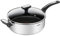 Tefal Emotion - Sartén de 26 cm, 4 L, tapa de cristal, revestimiento antiadherente, difusión de calor homogénea, termo-Signal, diseño elegante, mango resistente, inducción E3003304