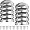 10× Poignées en Forme de Coquille Poignée de Tiroir Boutons de Porte de Placard Poignée de Coquille Vintage Boutons de Portes pour Placards Poignée de Meubles avec Vis pour Armoire Cuisine Penderie